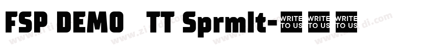 FSP DEMO   TT Sprmlt字体转换